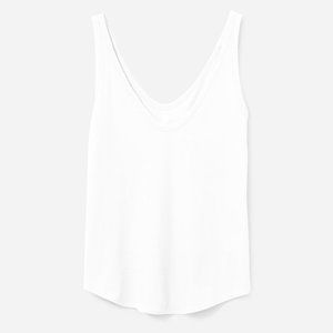 NEW Everlane The Air Cami White Tank Top Size M
